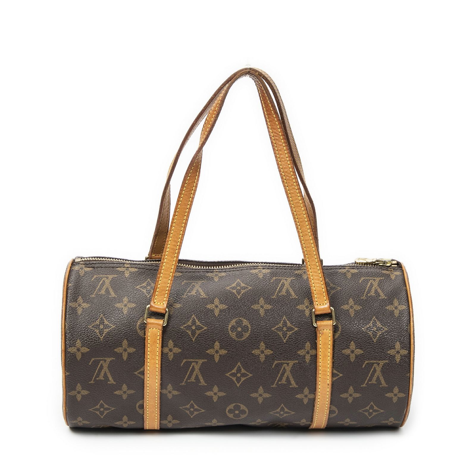 ルイヴィトンパピヨン茶色モノグラムキャンバスAB