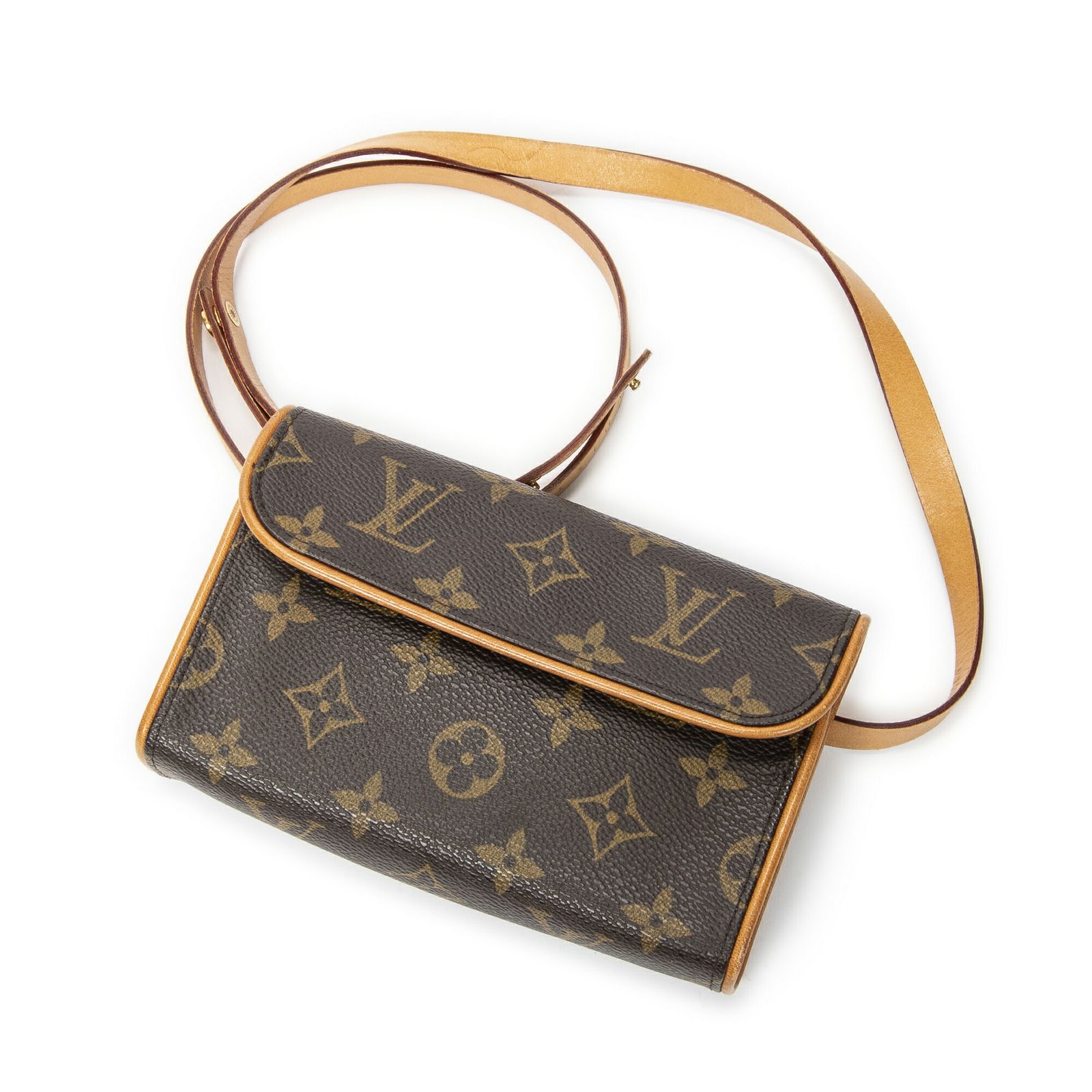 中古] LOUIS VUITTON ルイヴィトンポシェット フロランティーヌ茶色