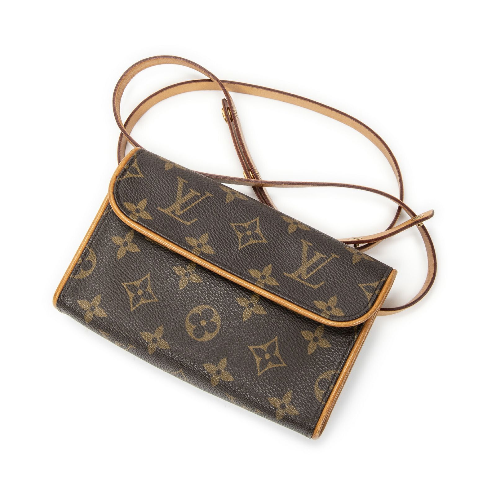 中古] LOUIS VUITTON ルイヴィトンポシェット フロランティーヌ茶色
