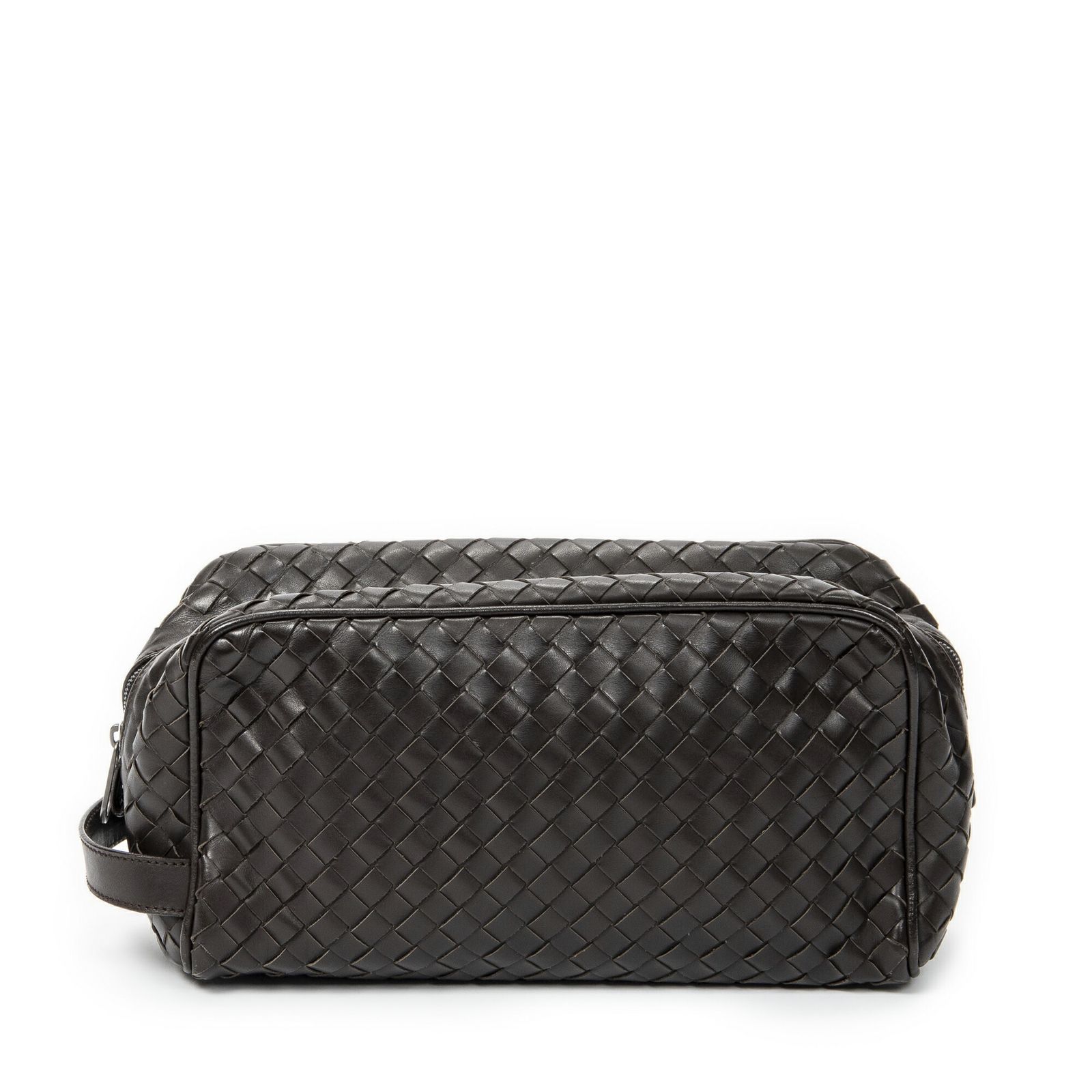 中古] BOTTEGA VENETA ボッテガヴェネタトイレタリーポーチ茶色 