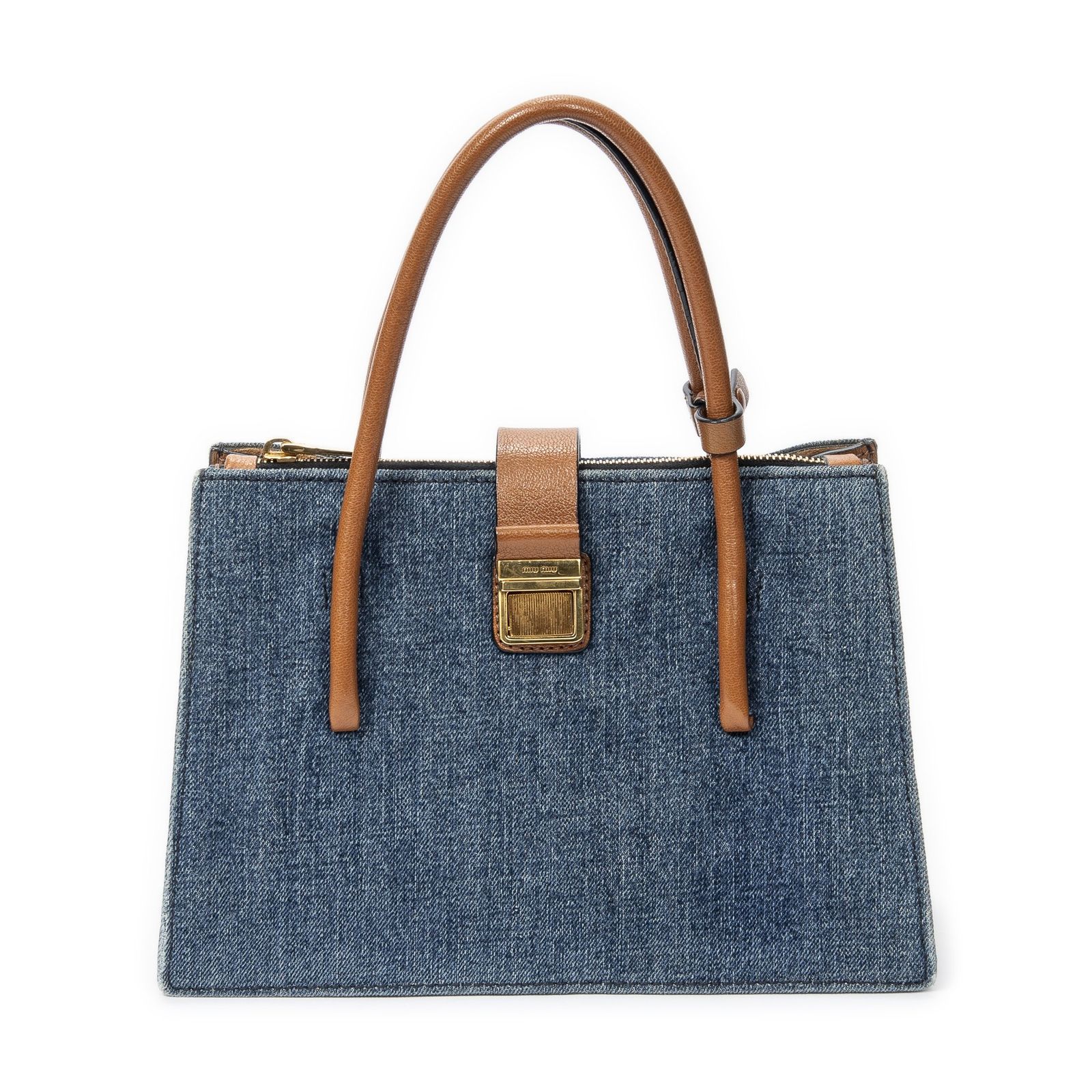 中古] MIU MIU ミュウミュウプッシュロック コンバーチブル トート