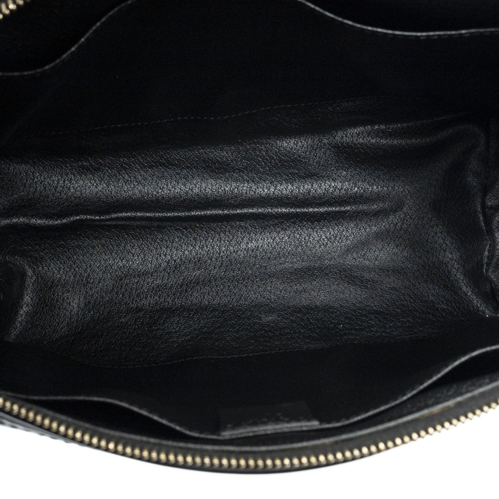 CELINE セリーヌトイレタリーポーチブラック|ブラウンマカダムPVCキャンバスA