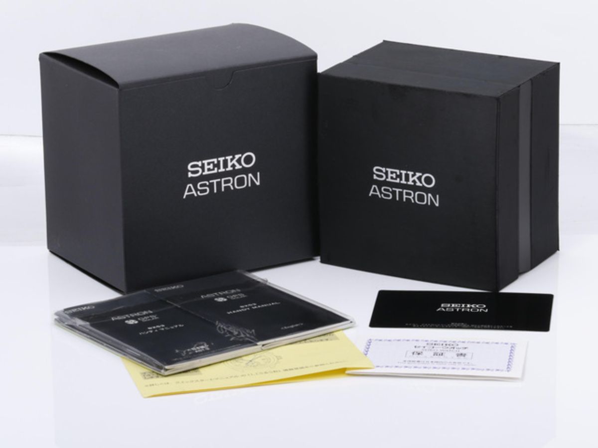  並品 セイコー アストロン ブラック SBXB 041 8 X 53 0 AB 2 チタン 腕時計(クォーツ) 腕時計(アナログ)