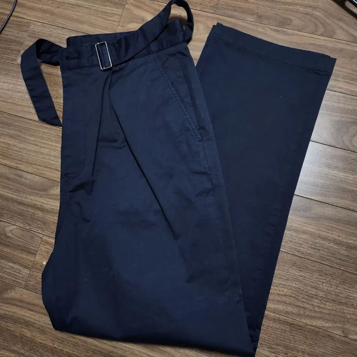 シリーズ ベルト付き キャロットパンツ メンズ コットン パンツ