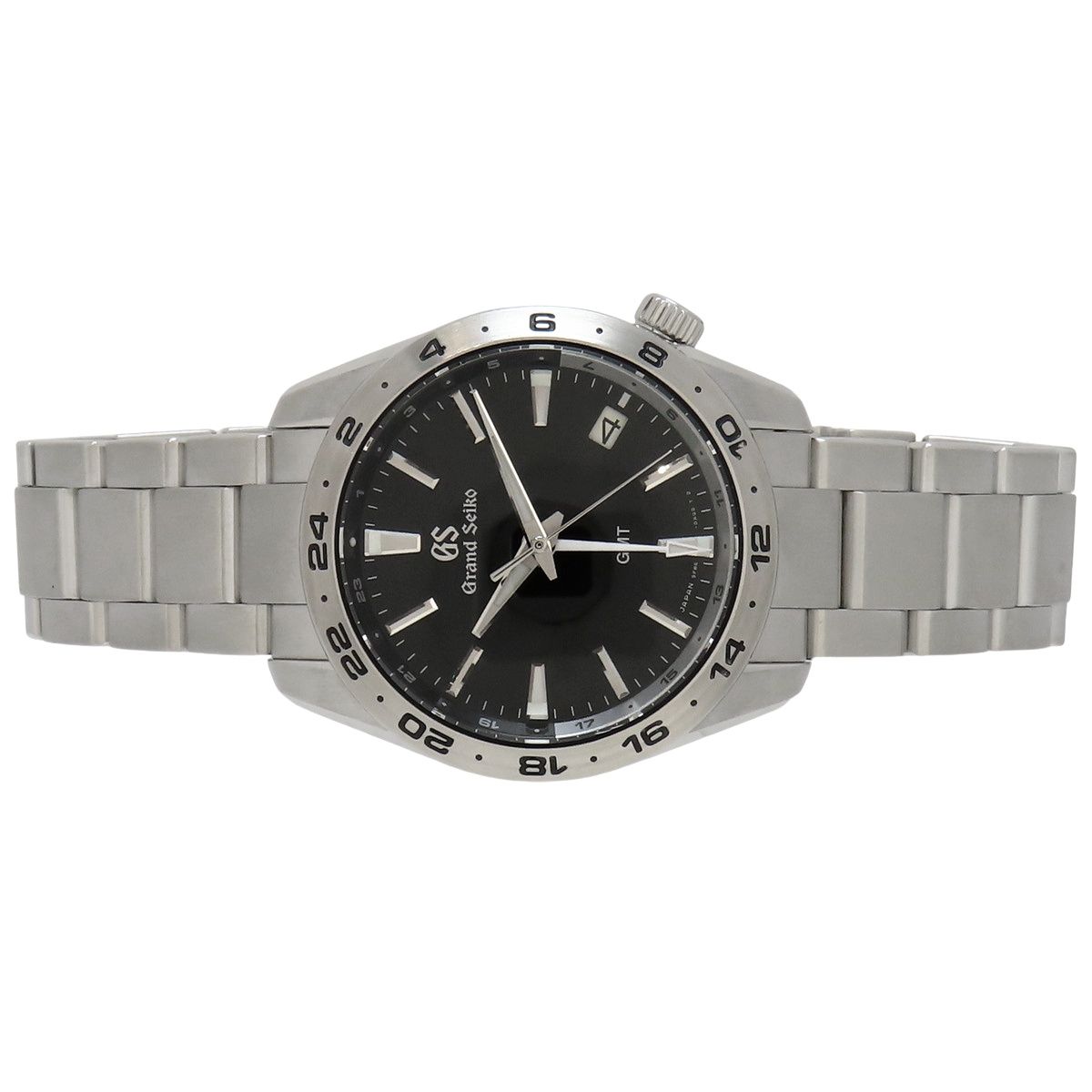 2025年保証書付 グランドセイコー スポーツコレクション SBGN 027 SS ブラック クオーツ メンズ アラモード 自動巻き時計 腕時計(アナログ) 時計