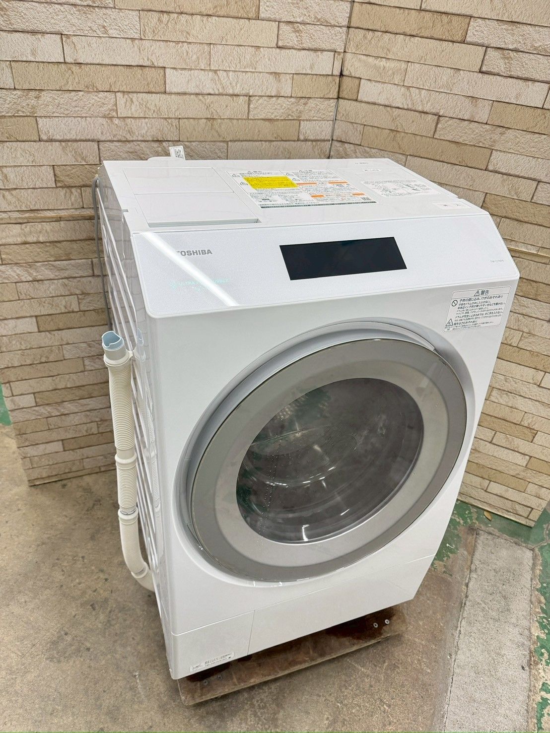 高年式 大阪 3か月保障付き ドラム式洗濯機 東芝 12 kg TW-127 XP 4 L IS-1129