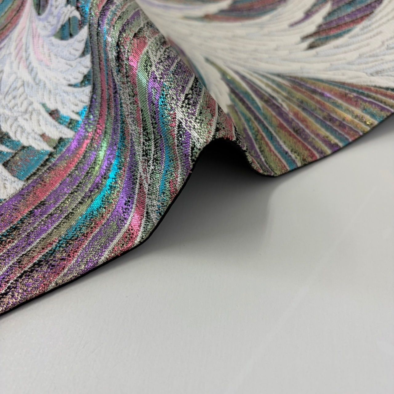 9-155 袋帯 美品 正絹 着物 鳥模様 明綴れ 袋帯 美しい鳥 煌びやか加工 正絹 MA-2993 - メルカリ