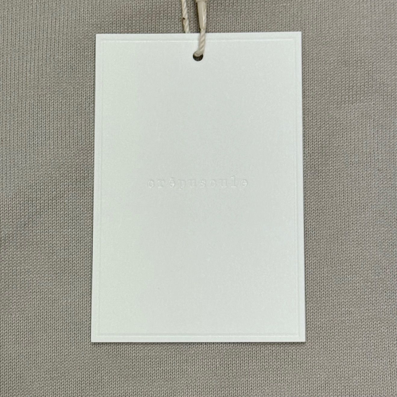 参考上代22000円 未使用 crepuscule 24SS Suvin Cotton L/S スビン 