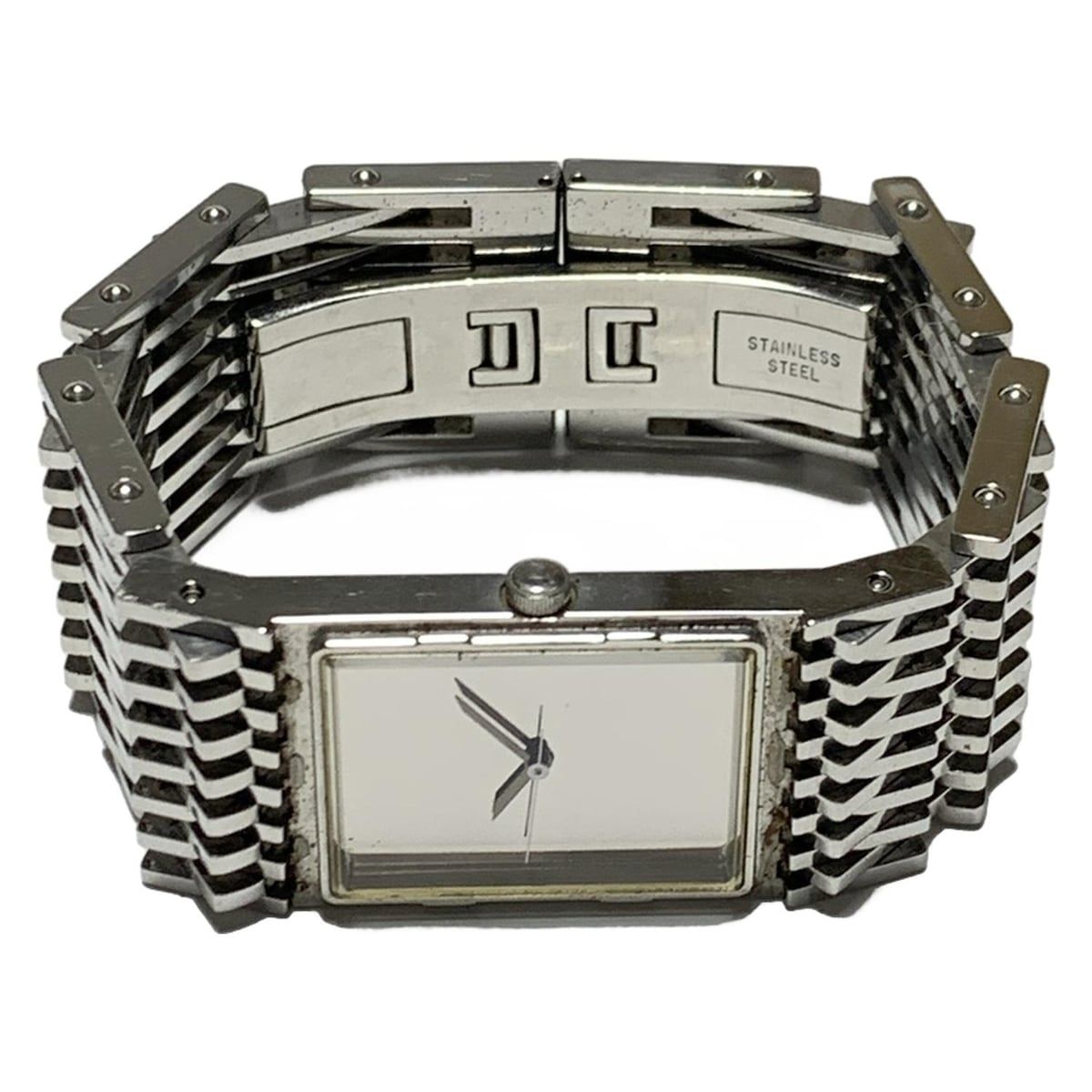 ALEXANDER McQUEEN アレキサンダーマックイーン 腕時計 ミラー文字盤 ボーイズ シルバー