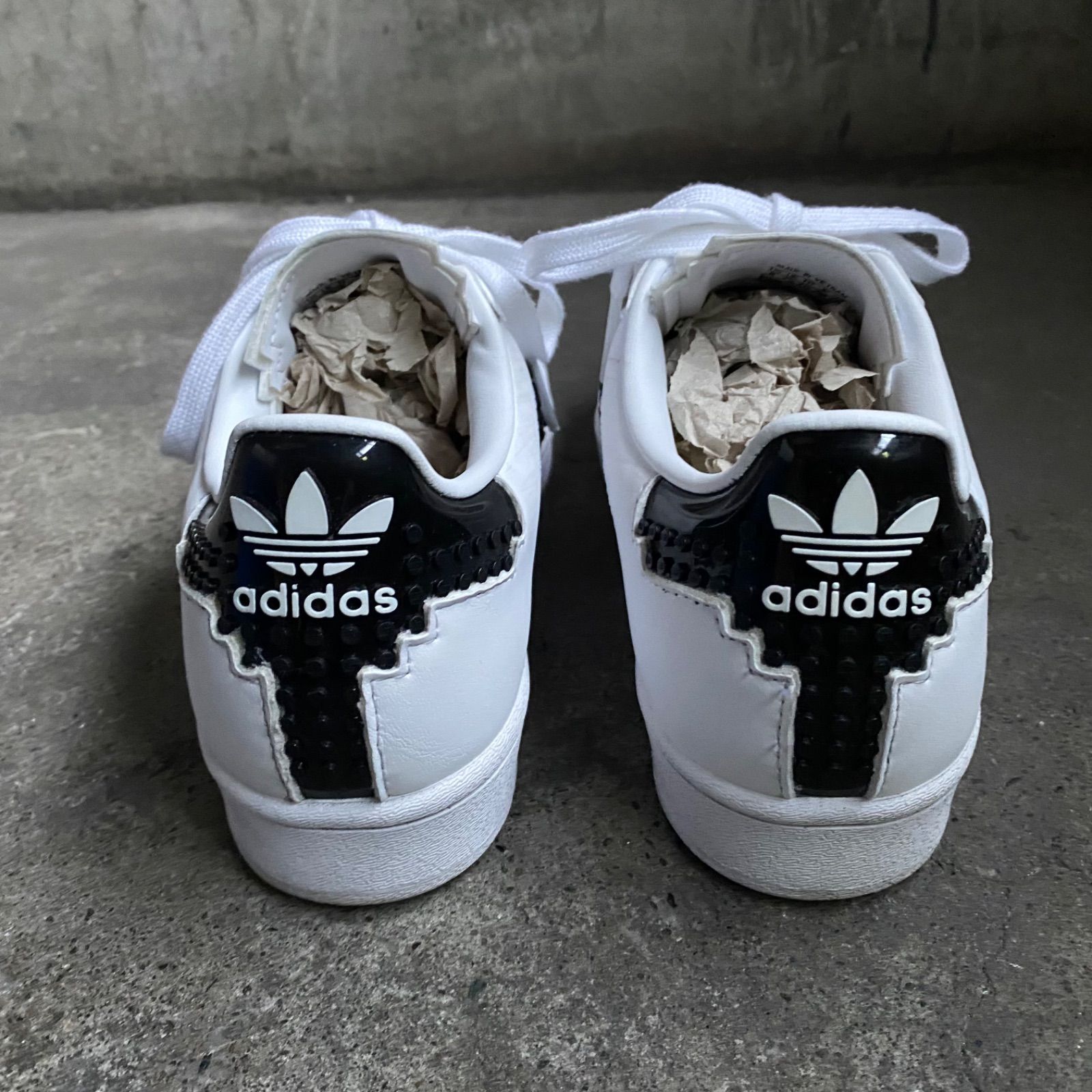 adidas × LEGO SUPERSTAR WHITE/CORE BLACK size26cm アディダス レゴ 