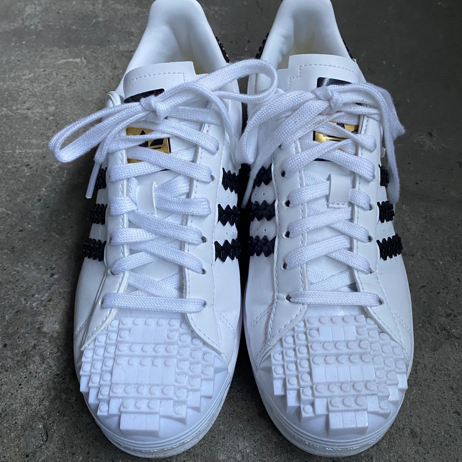 adidas × LEGO SUPERSTAR WHITE/CORE BLACK size26cm アディダス レゴ 