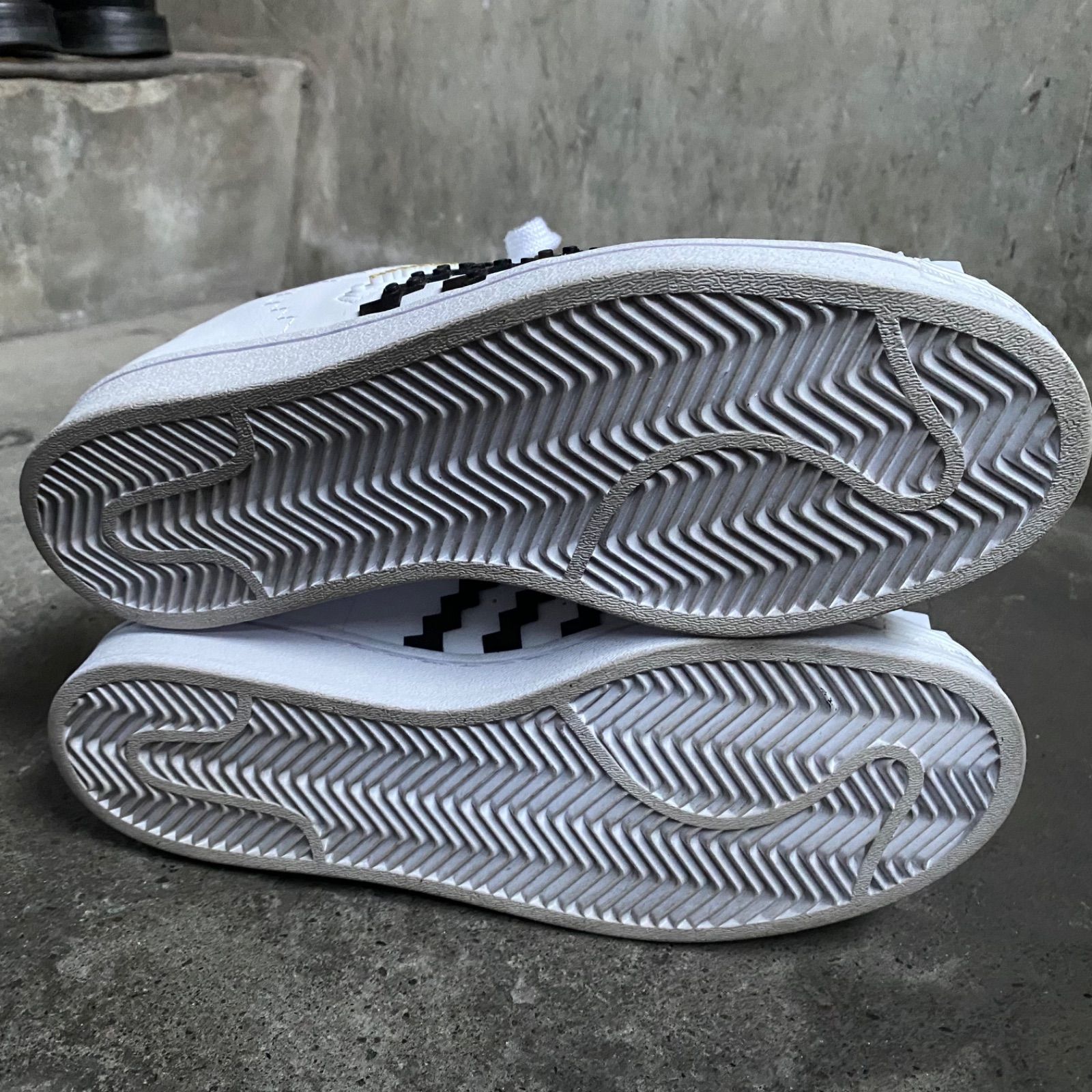 adidas × LEGO SUPERSTAR WHITE/CORE BLACK size26cm アディダス レゴ 