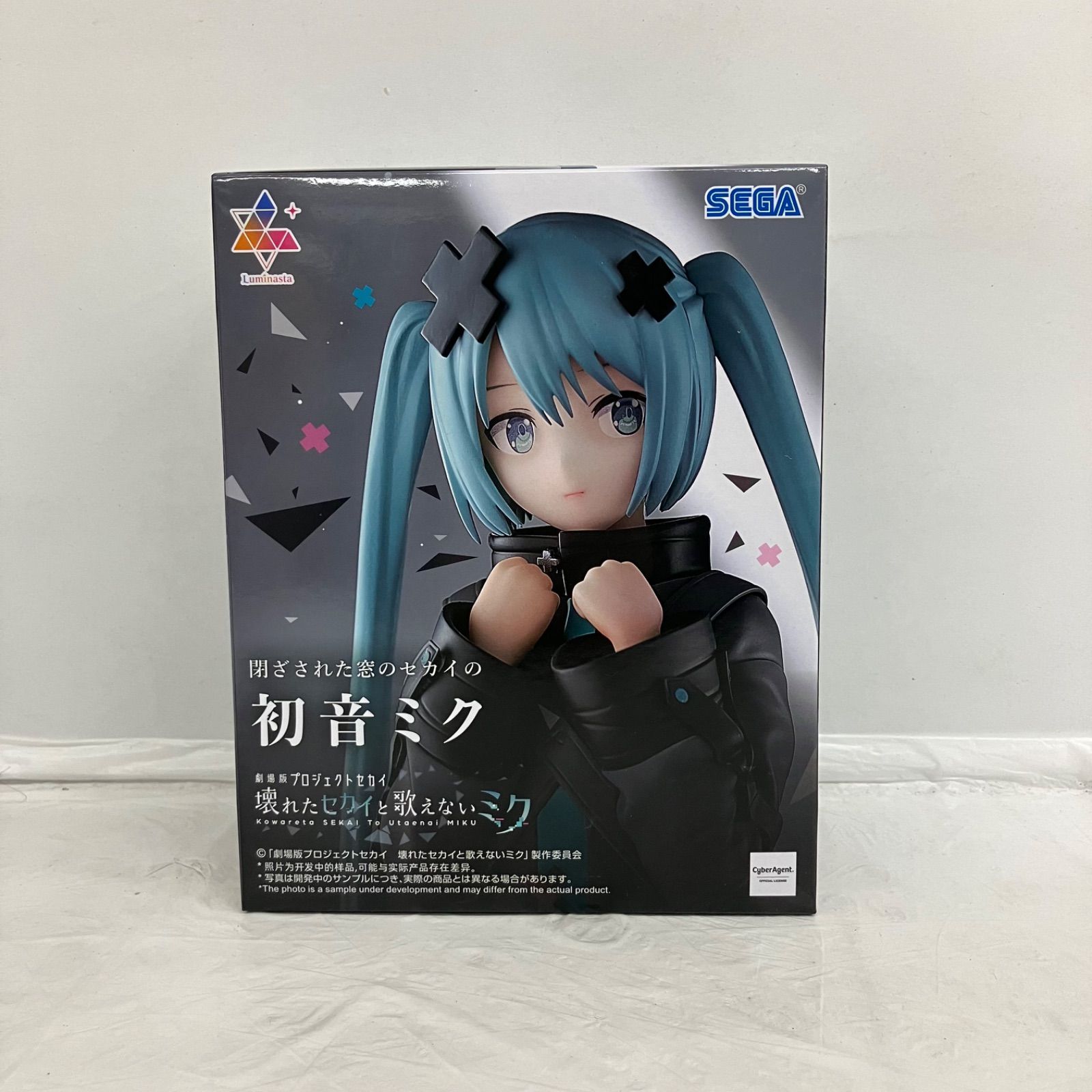 劇場版プロジェクトセカイ Luminasta 閉ざされた窓のセカイの初音ミク 未開封 初音ミク 閉ざされた窓のセカイの初音ミク プロジェクトセカイ