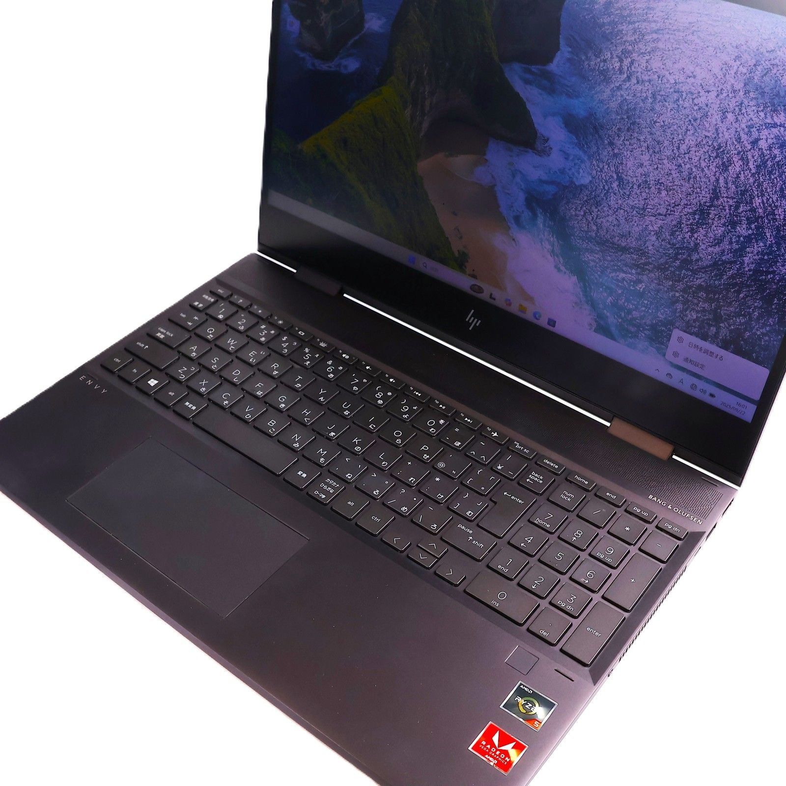 ノートパソコン HP ENVY x 360 Ryzen 5 3500 u 15-ds 0000 au Convertible 8 GB win 11