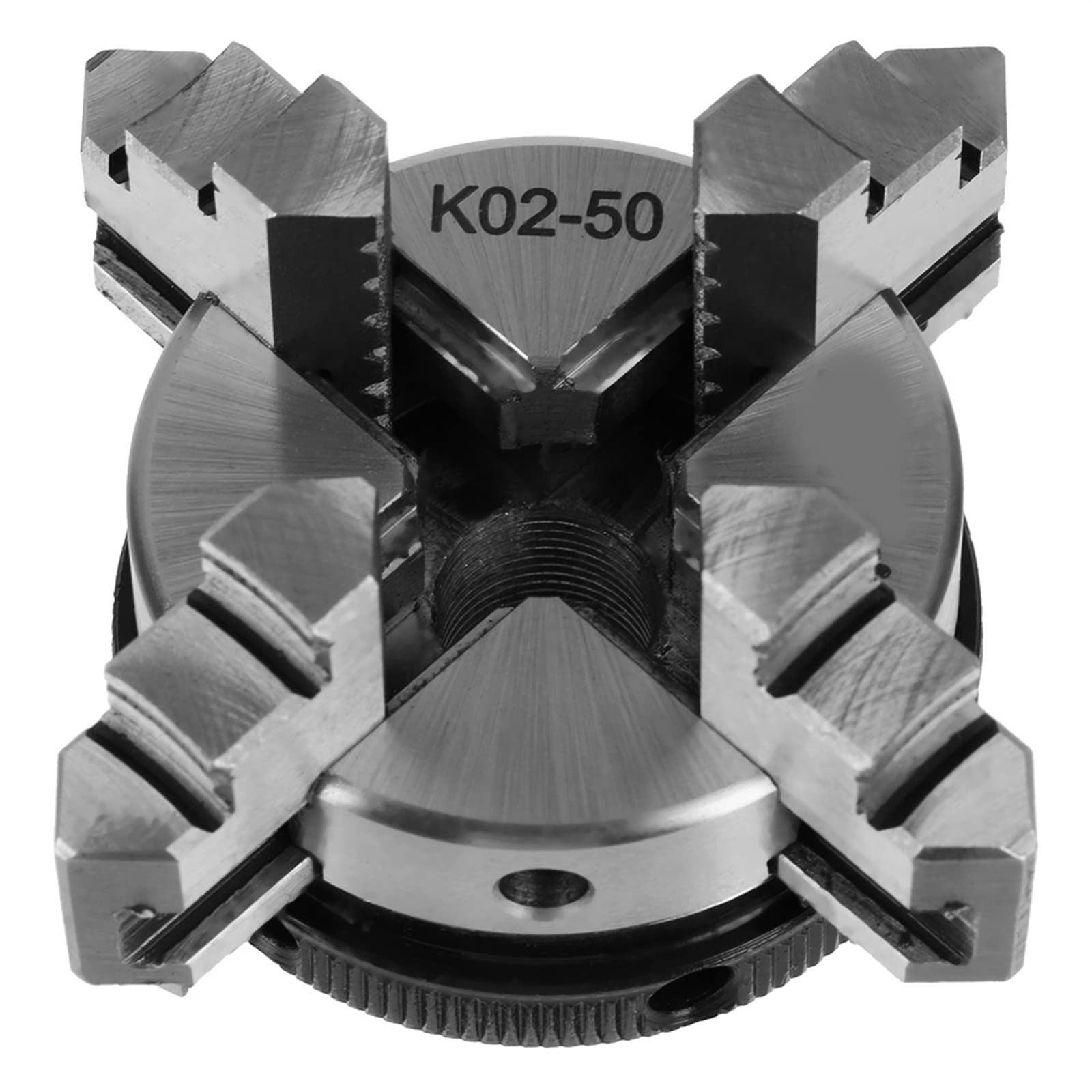 50 mm ミニ 4 ジョーセルフセンタリングリバーシブル M 14 ネジ取付旋盤手動チャック K 02-50