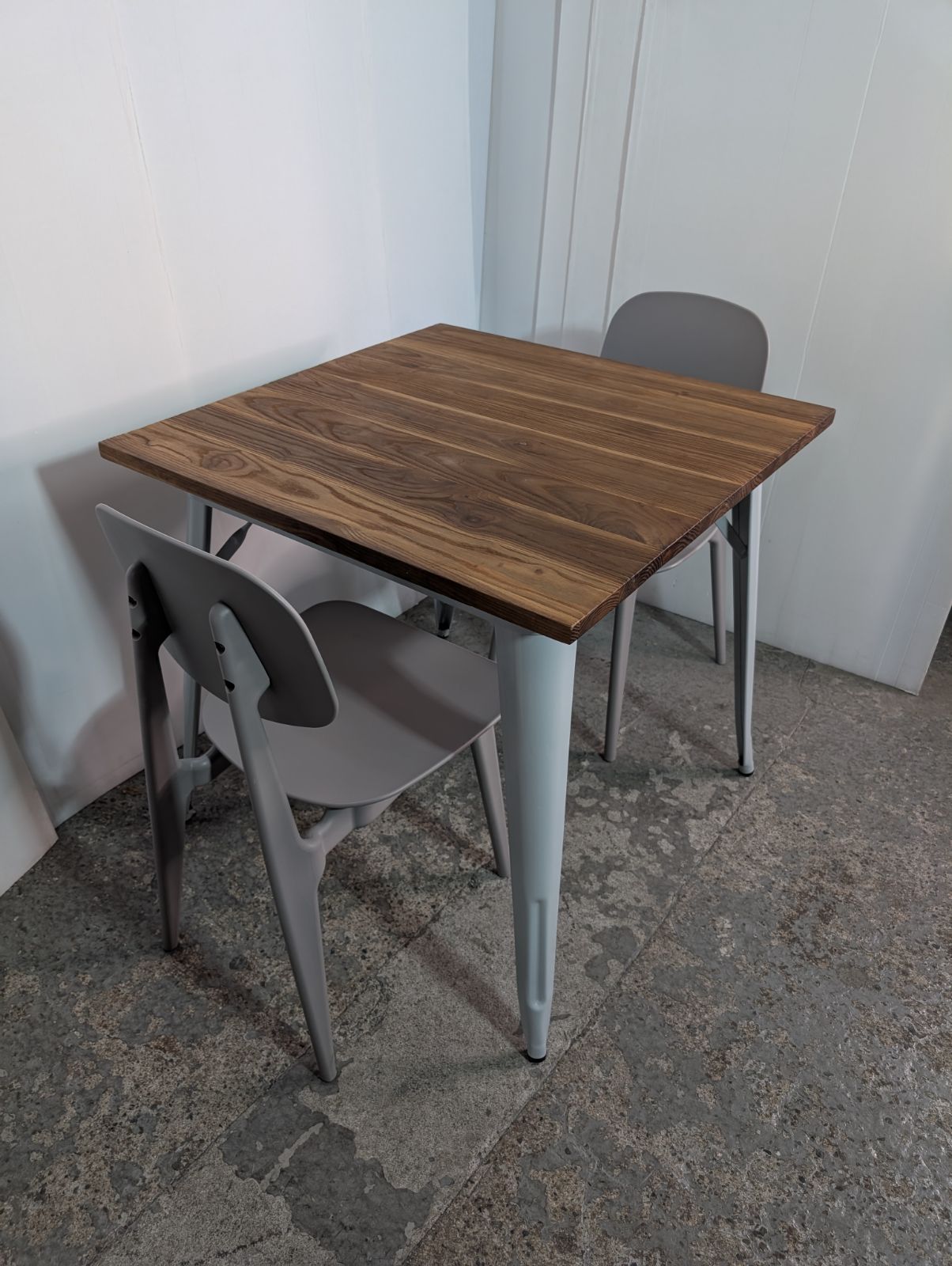 ダイニングテーブルセット NOCE インダストリアル ブルーグレー ヴィンテージ風