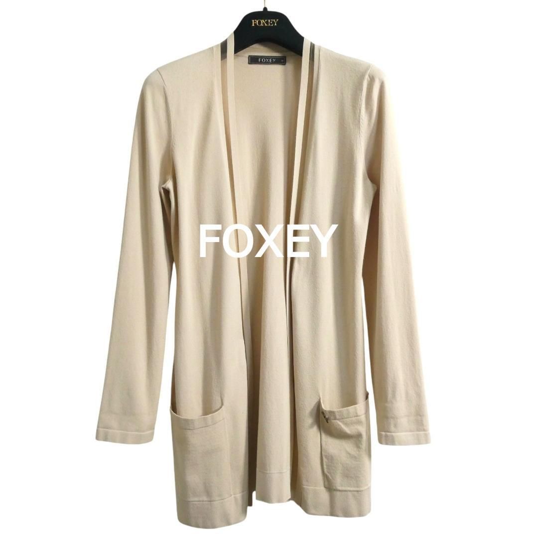 FOXEY BOUTIQUE フォクシー サイズ38 レーヨン×ポリエステル ライン