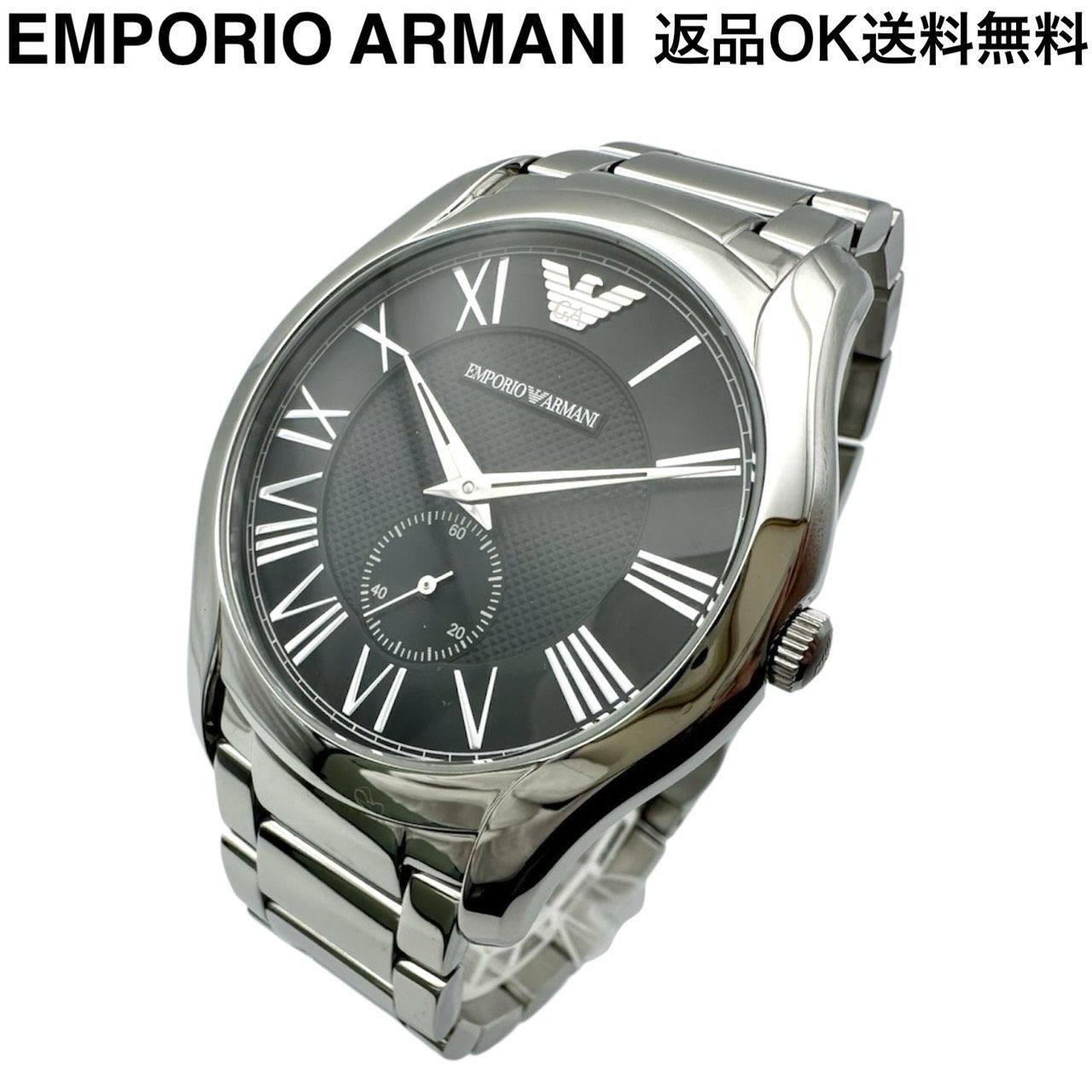 返品OK】新品電池交換済み EMPORIO ARMANI エンポリオアルマーニ 