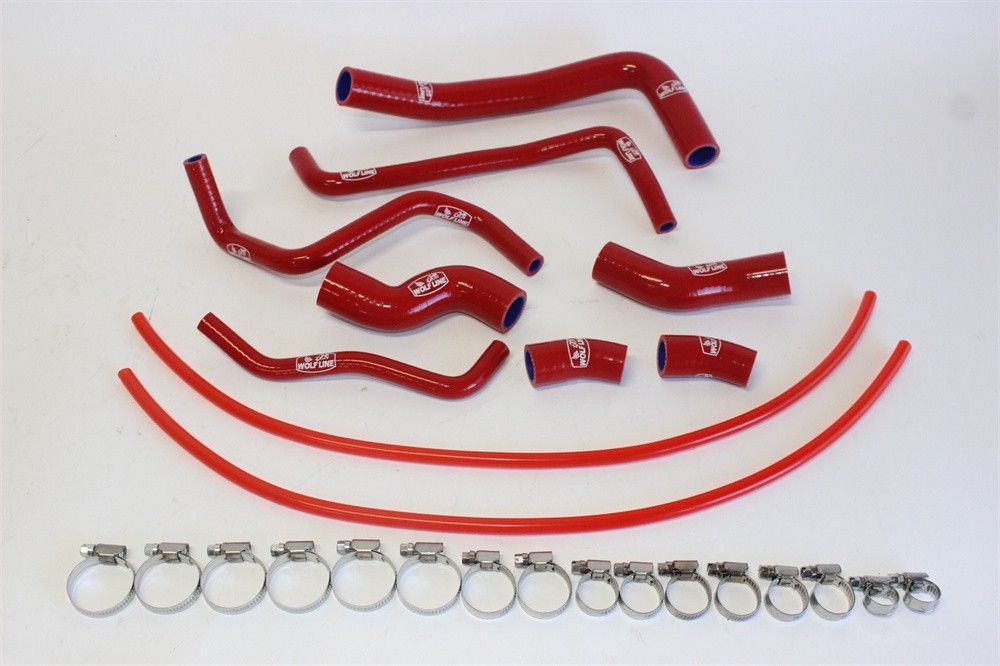 SV 650 X 2016 2025 シリコン ラジエターホース 赤 10 p