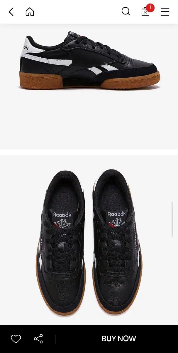 リーボック クラブ ヴィンテージ ブラック