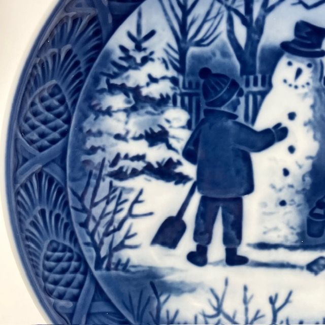ロイヤルコペンハーゲン イヤープレート 1985年 「The Snowman