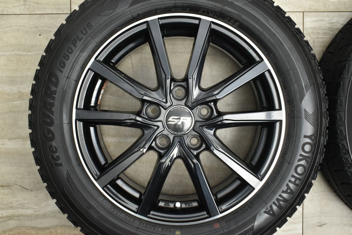 程度良好 ストレンジャーSR 16 in 6 5 J 53 PCD 114 3 アイスガードiG 50 PLUS 205 60 R ノア ヴォクシー ステップワゴン アクセラ セレナ