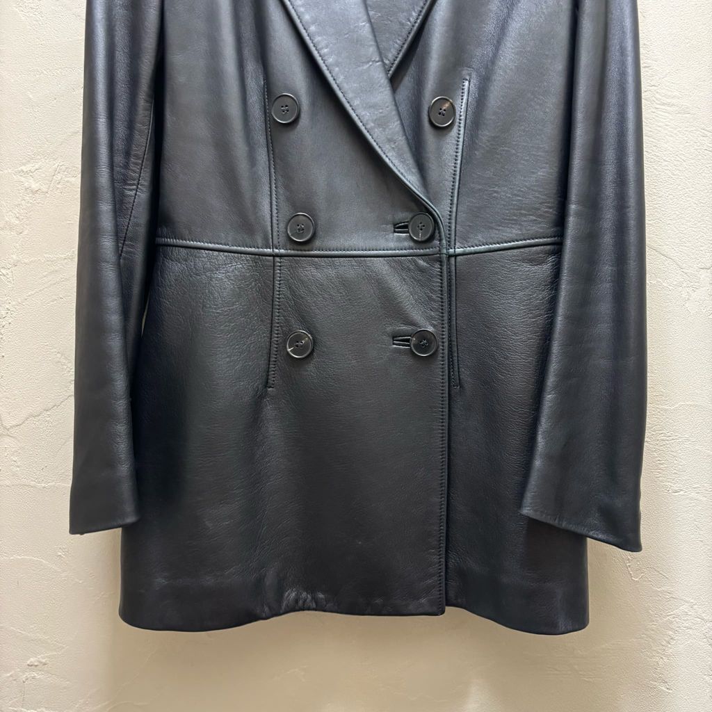 Alexander McQUEEN アレキサンダーマックイーン LEATHER DOUBLE JACKET