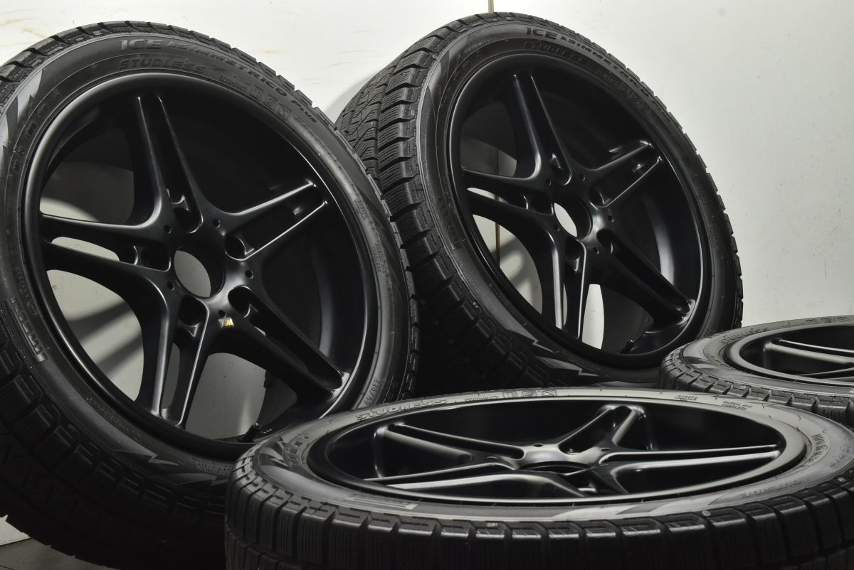 良好品 RACING 17 in 7 5 J 43 PCD 120 アイスアシンメトリコプラス 225 45 R BMW F 20 1シリーズ 22 2シリーズ E 90 3シリーズ