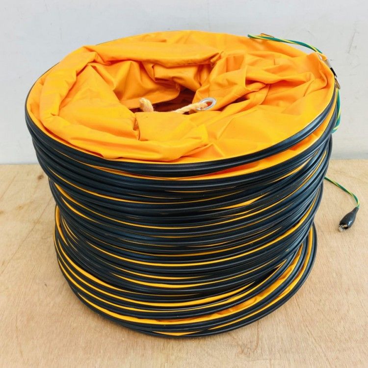 Suiden スイデン SJFD 320 DC ジェットスイファン フレキシブルダクト 防爆用両端アースクリップ付 Φ320 mm 5 m