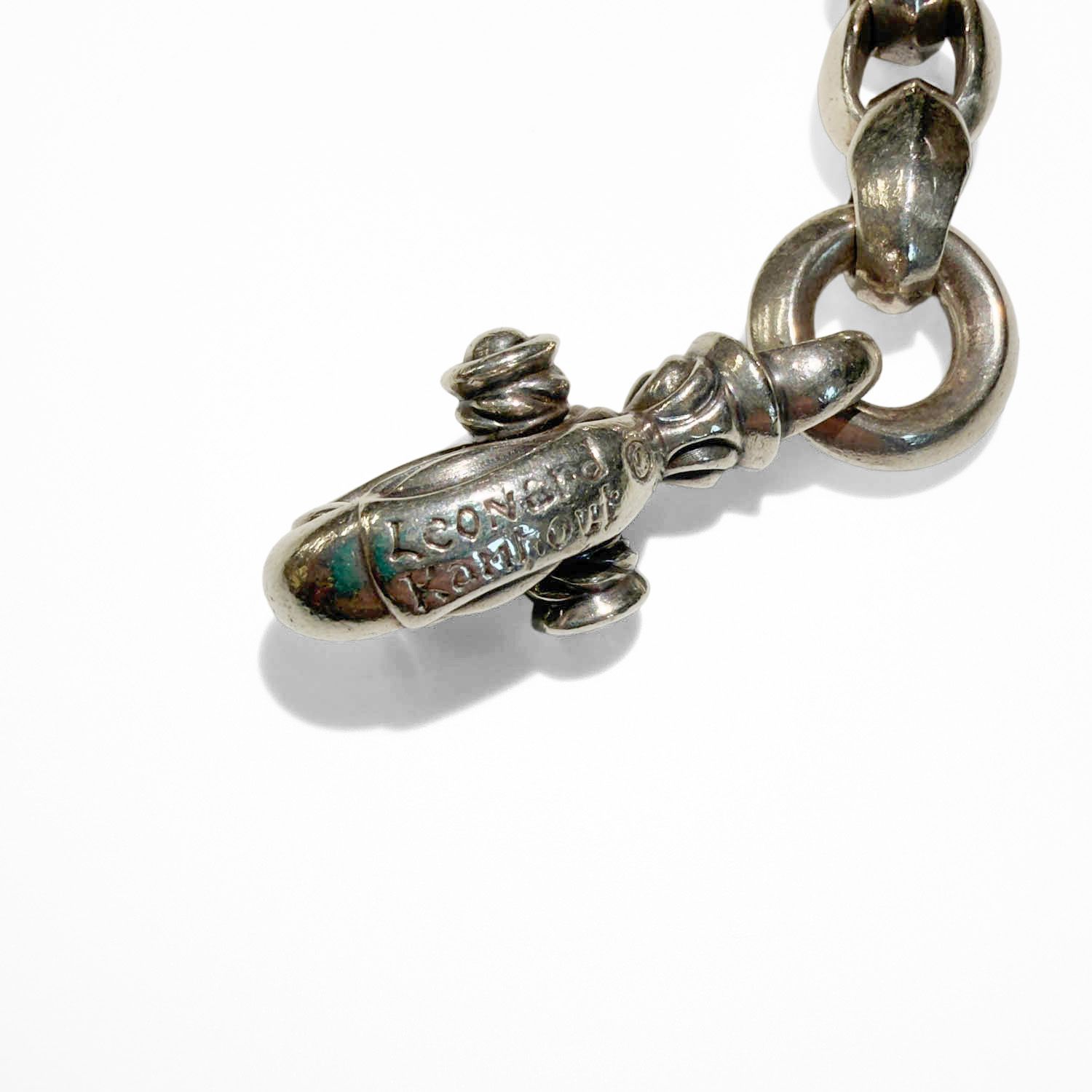 LEONARD KAMHOUT (レナードカムホート) シルクリンク ブレスレット