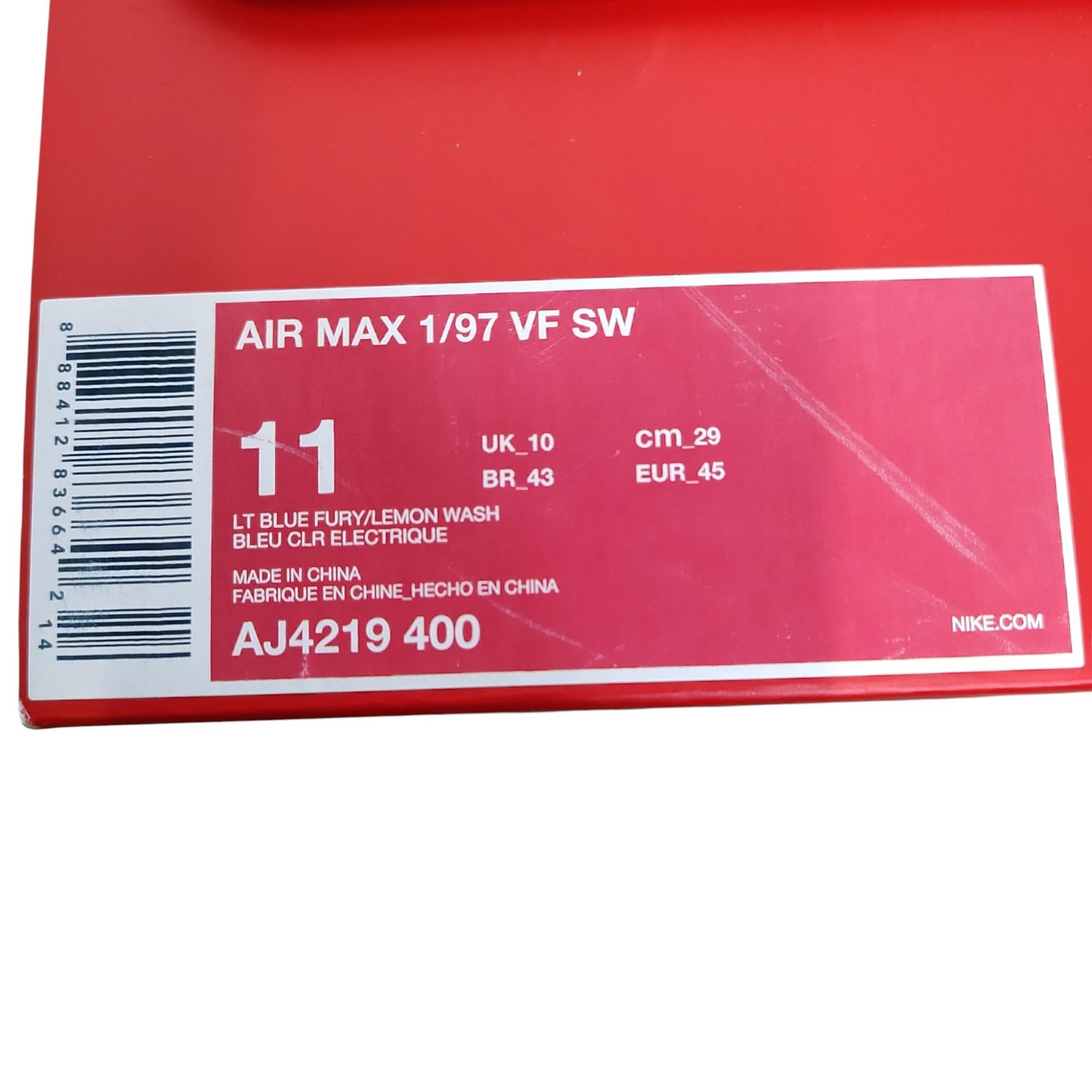  NIKE ナイキ Sean Wotherspoon Air Max 1 97 SW スニーカー AJ 4219 400 US 11 29 cm Collector s Dream マルチ メンズ スニーカー 靴