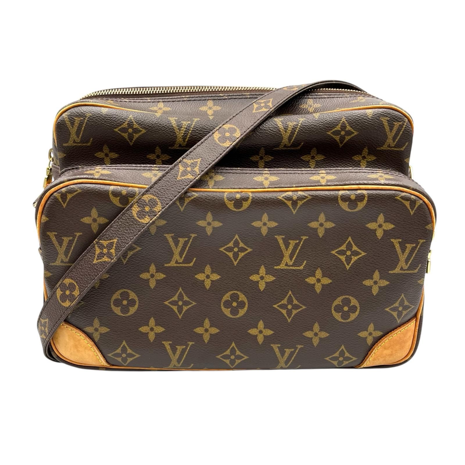 ルイヴィトン LOUIS VUITTON ショルダーバッグ ナイル M 45244 モノグラムキャンバス ブラウン レディース