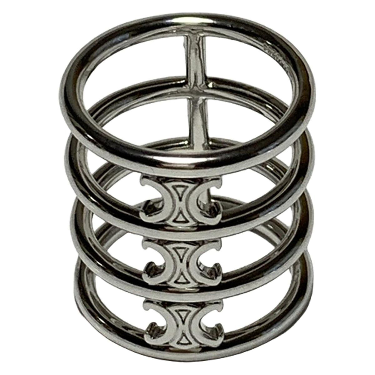 CELINE セリーヌ リング - シルバー 4連リング|トリオンフ