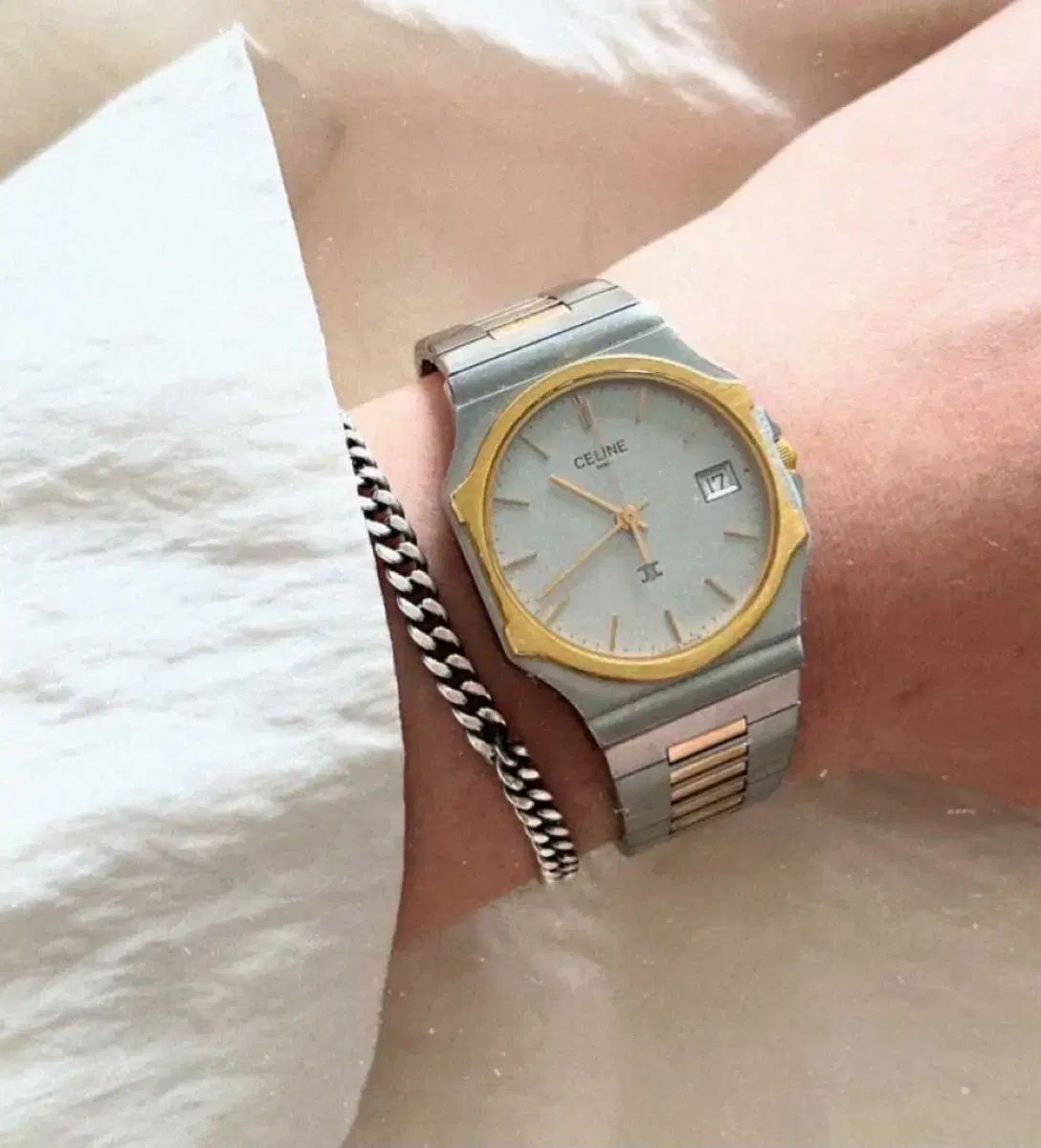 Celine セリーヌ時計 デイト クオーツ