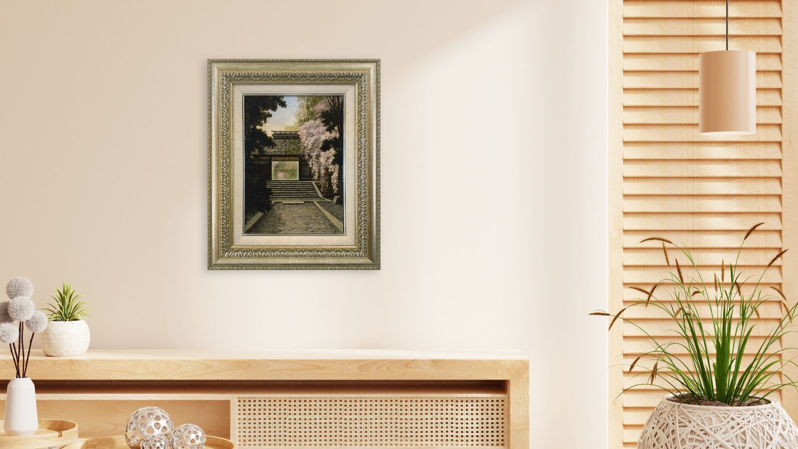 中村晴信 法然院 幻想 油絵 油彩画 絵画