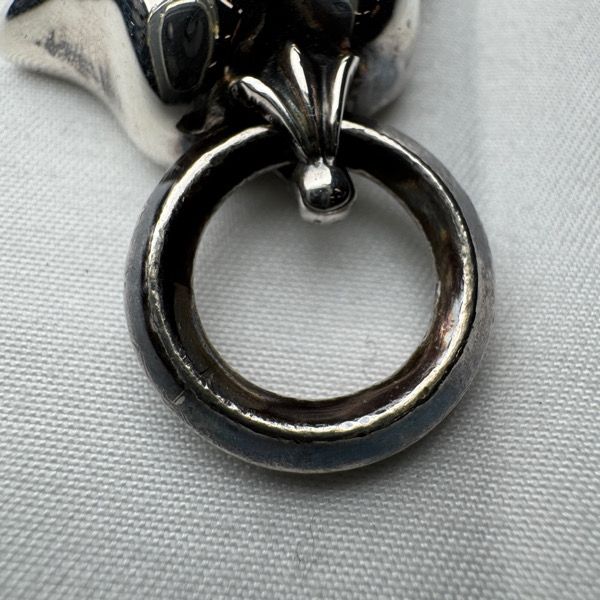  CHROME HEARTS クロムハーツ ローリングストーンズ Lips Tongue リップ タン ペンダント チャーム レザーブレード ネックレス アクセサリー