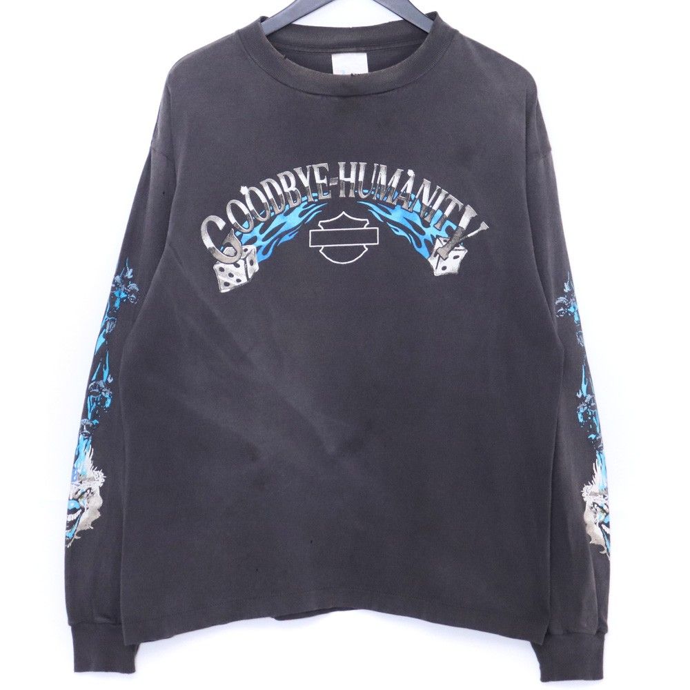 SAINT MICHAEL LS TEE BTFL BASTARS Sサイズ ブラック SM-YS 1-0000-013