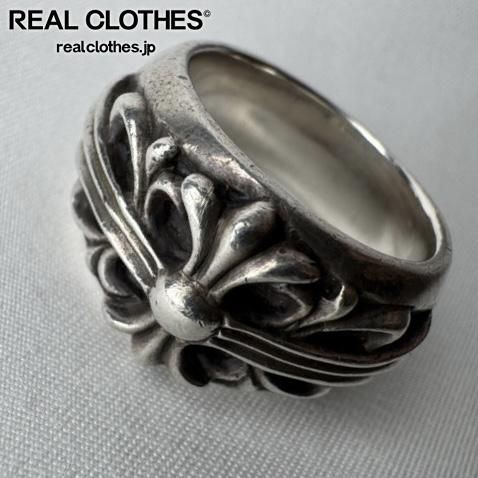 インボイス付き CHROME HEARTS|クロムハーツ FLRL CRS|クロムハーツ フローラルクロスリング 16号