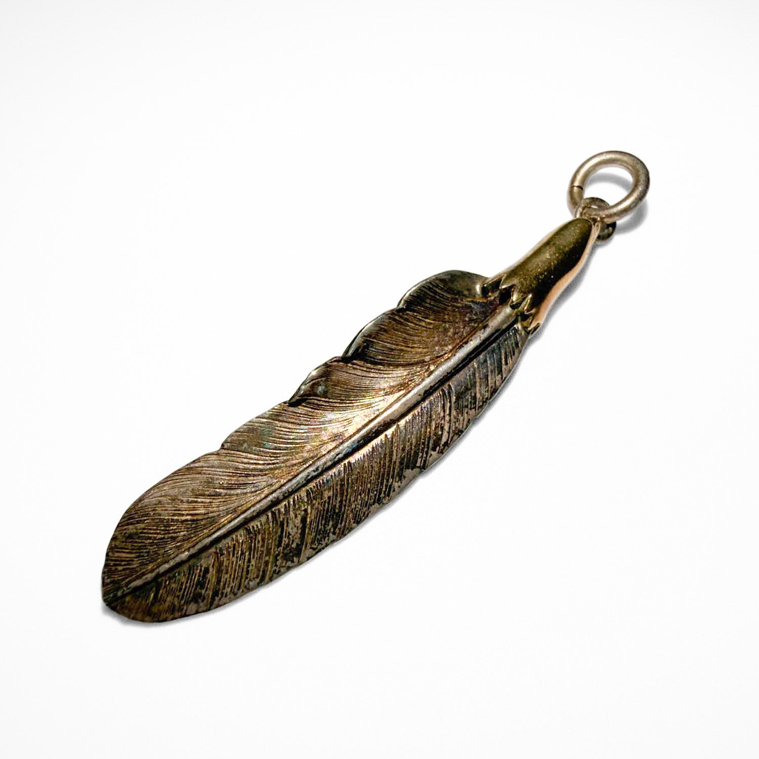 LARRY SMITH (ラリースミス) イーグルヘッド フェザー ペンダント