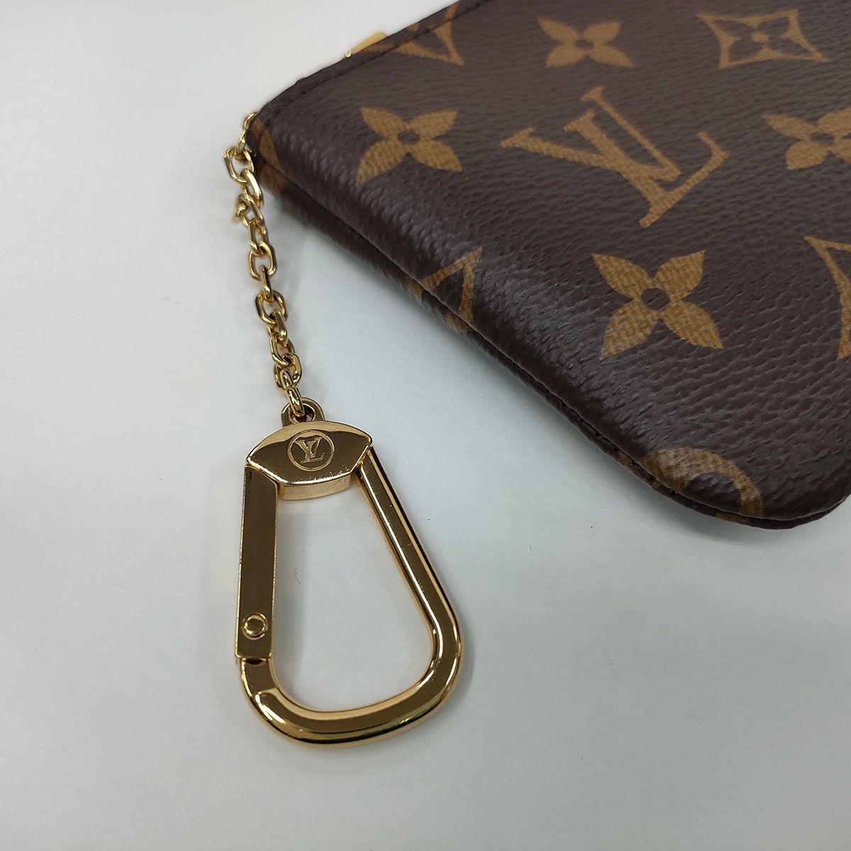  LOUIS VUITTON ルイ ヴィトン カードキーケース ポシェット･クレ モノグラム カードケース M 13559 レディース ブラウン 名刺入れ 小物