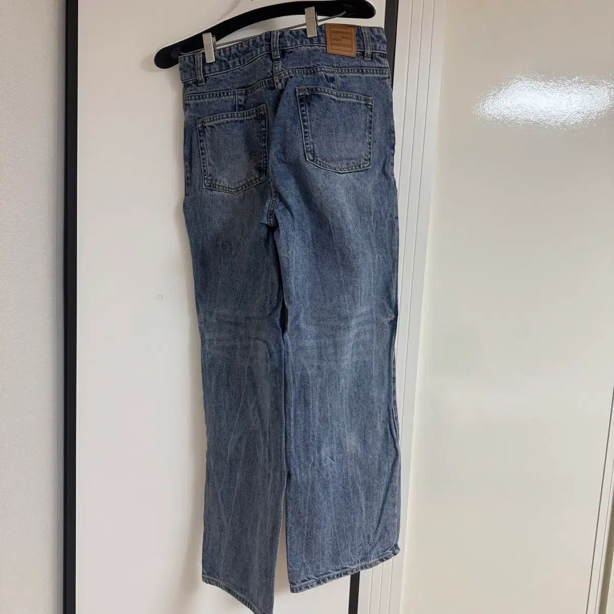 ハンサム システム SYSTEM デニム ワイドパンツ