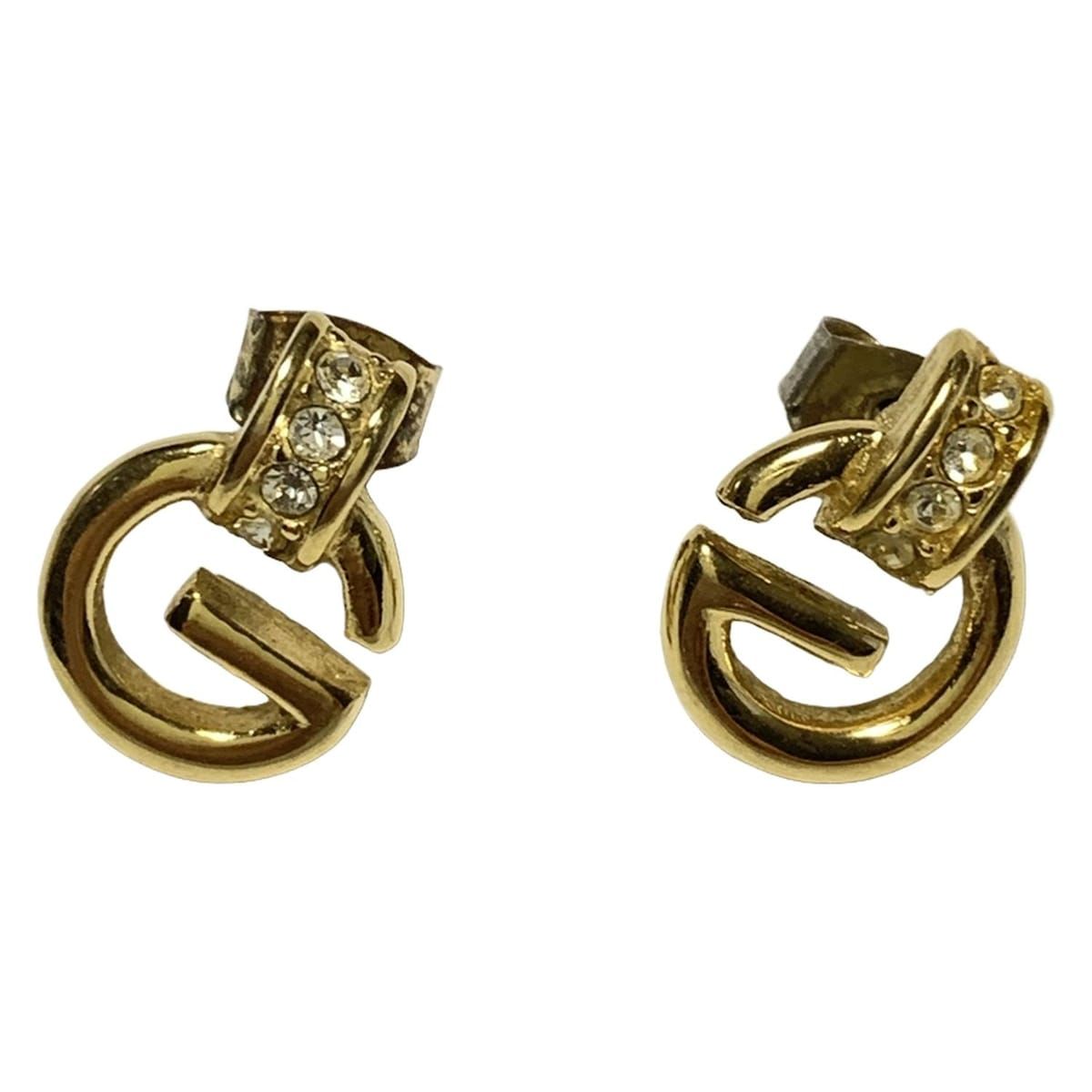 GIVENCHY ジバンシー ピアス ゴールド クリア