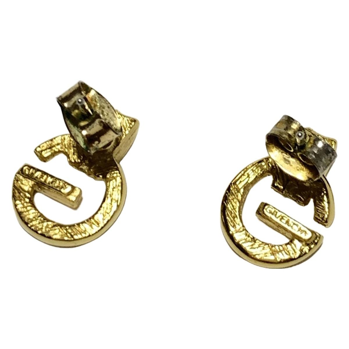 GIVENCHY ジバンシー ピアス ゴールド クリア