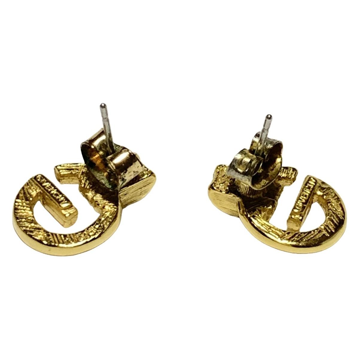 GIVENCHY(ジバンシー) ピアス - ゴールド×クリア - メルカリ