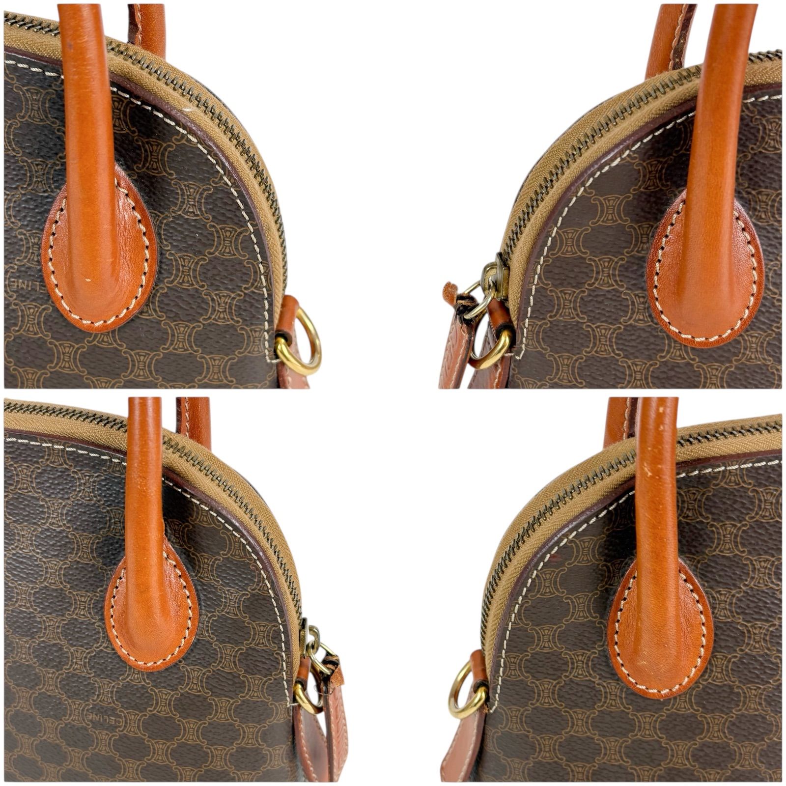 セリーヌ CELINE 2WAY ショルダーバッグ ハンドバッグ マカダム柄 