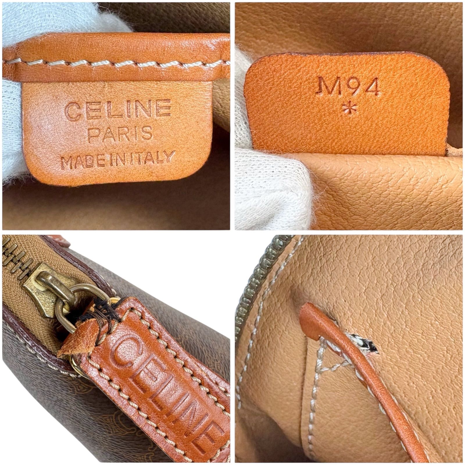 セリーヌ CELINE 2WAY ショルダーバッグ ハンドバッグ マカダム柄 