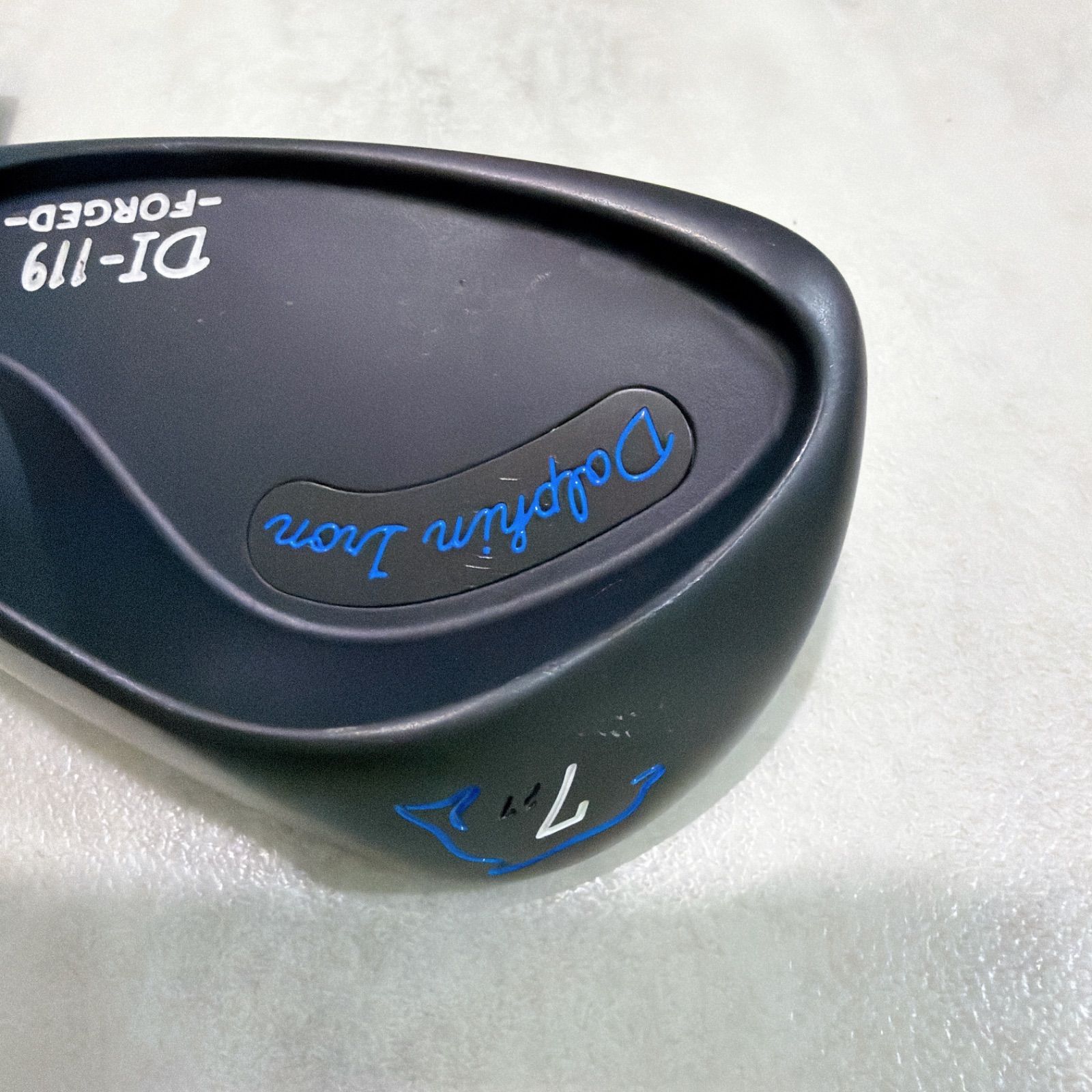 希少 美品 DI-119 FORGED 7番 27度 ドルフィンブラックアイアン 単品