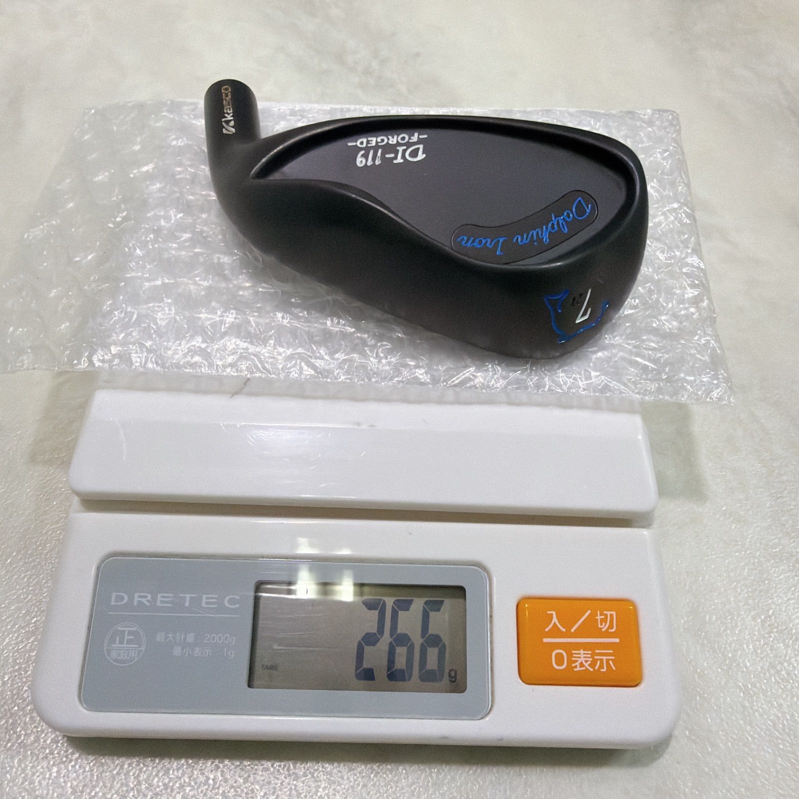 希少 美品 DI-119 FORGED 7番 27度 ドルフィンブラックアイアン 単品