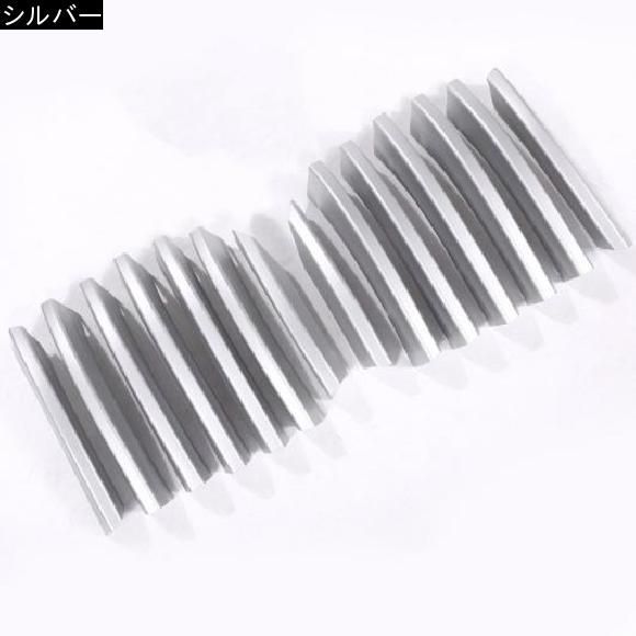 14ピース フロントグリル カバー トリム ABS クロームスパンコール BMW X 3 F 25 2011-2017 シルバー AL-DD-5784 AL