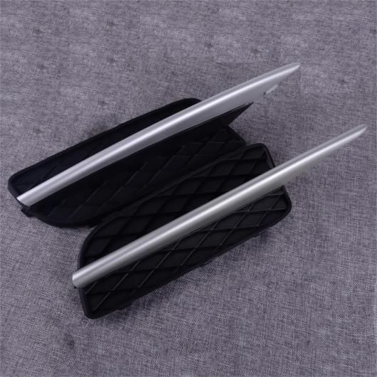 2ピース フロント バンパー ロワー グリル カバー トリム 適用 BMW X 5 E 70 6 71 2007 2008 2009 2010 AL-FF-74